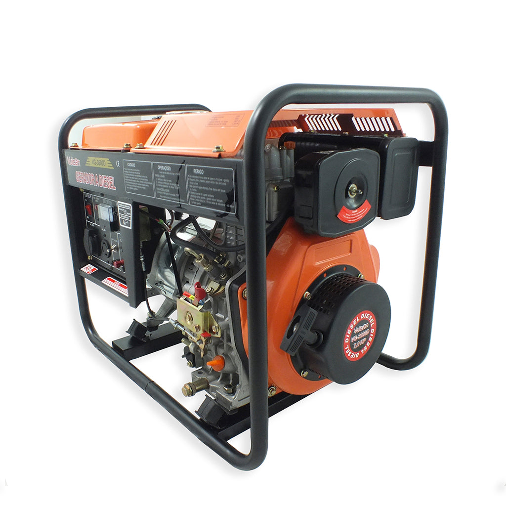 Gerador Diesel 269cc 7HP 3.6kVA 3600W Bivolt Partida Manual VG3600D Vulcan Trent – foto 1