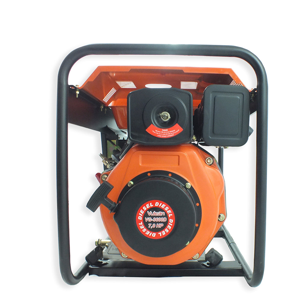 Gerador Diesel 269cc 7HP 3.6kVA 3600W Bivolt Partida Manual VG3600D Vulcan Trent – foto 2
