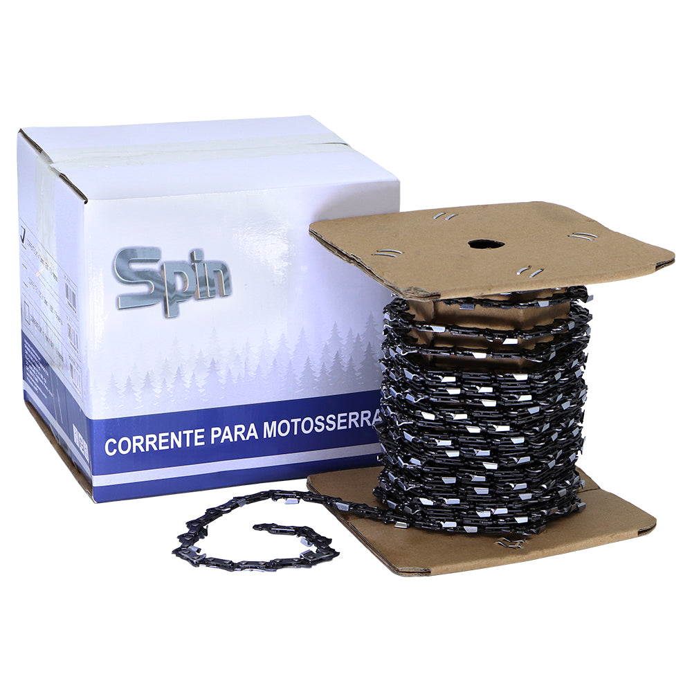 Rolo Corrente 205D 3/8 x 1,3mm (0.050") para Motosserra Stihl 025 / Motopodador VP3300L - Duas Guias – foto 1
