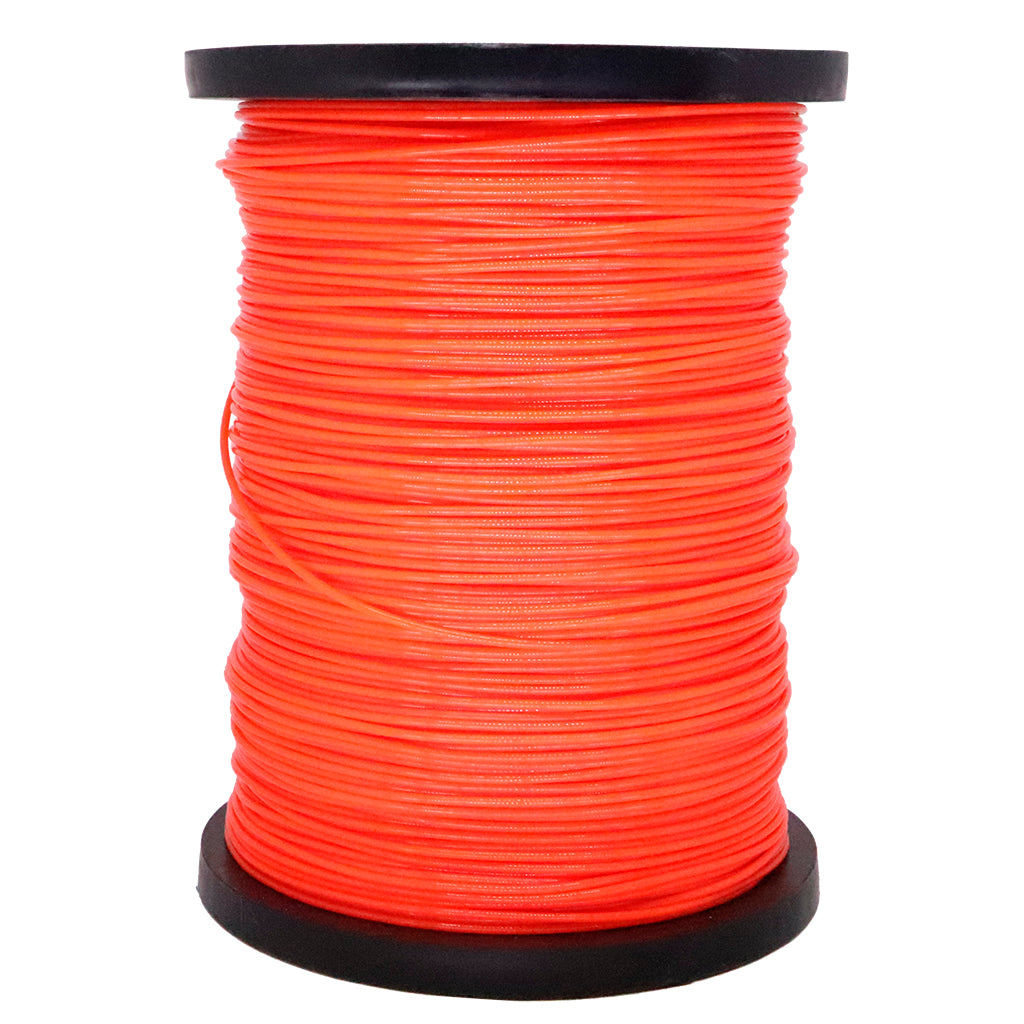 Fio de Nylon Rolo 2kg com 388 Metros - Redondo 2,40mm - Cor Laranja - Spin Linha Premium – foto 2