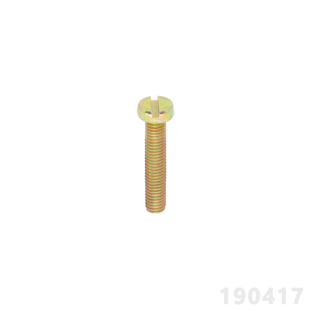 Parafuso Fenda 5 x 25mm - Dourado – foto 1