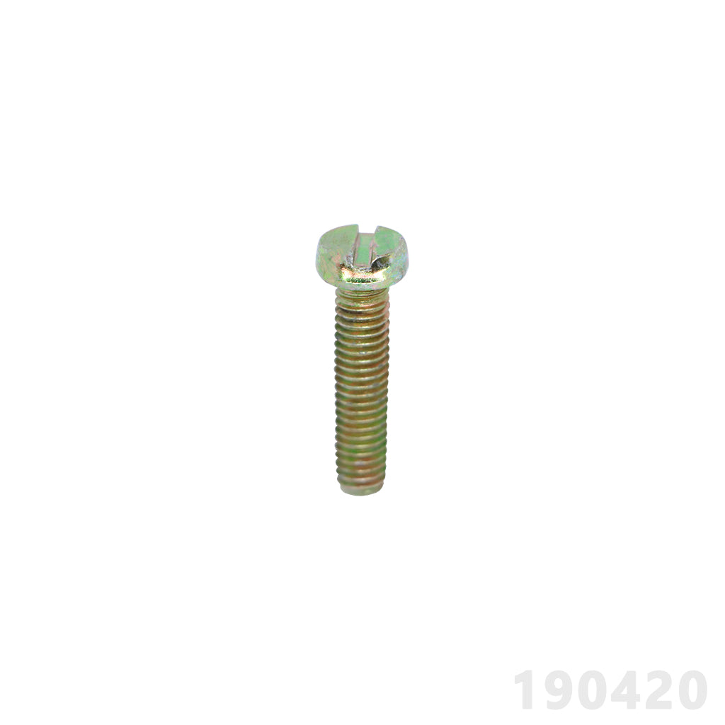Parafuso Fenda 6 x 25mm - Dourado – foto 1
