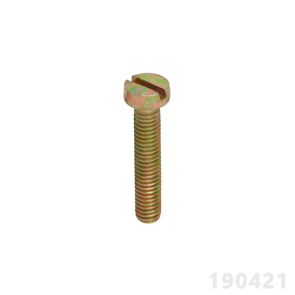 Parafuso Fenda 6 x 30mm - Dourado – foto 1