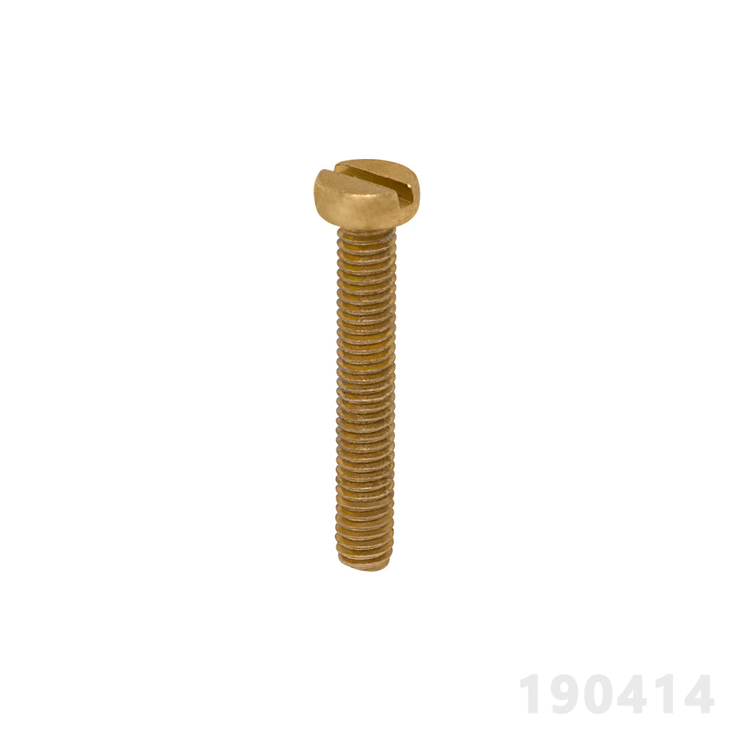 Parafuso Fenda 4 x 25mm - Dourado – foto 1