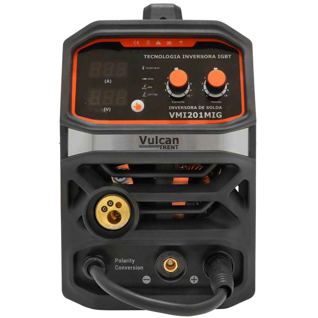 Máquina Inversora de Solda 200 Amperes Bivolt Painel Digita VMI201MIG Vulcan Trent – foto 3