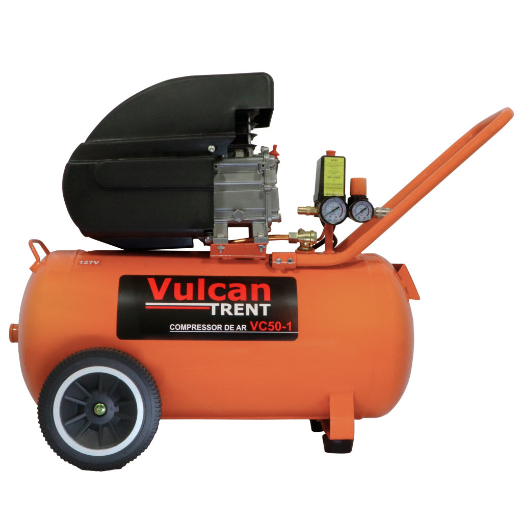 Compressor VC50 2,5hp 11 Bar 160 Psi 08 Pes 127V Vulcan Trent – foto 1