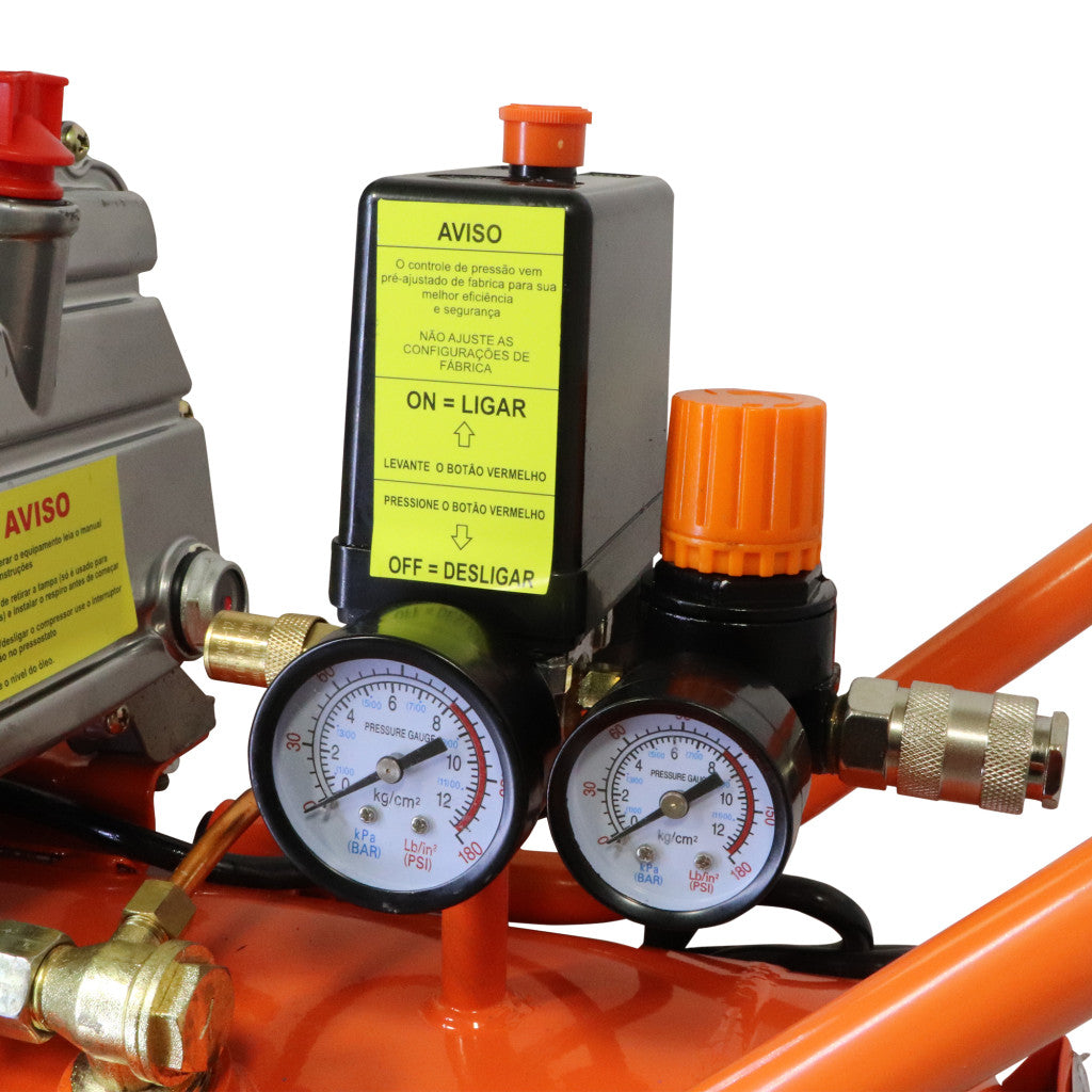 Compressor VC50 2,5hp 11 Bar 160 Psi 08 Pes 127V Vulcan Trent – foto 6