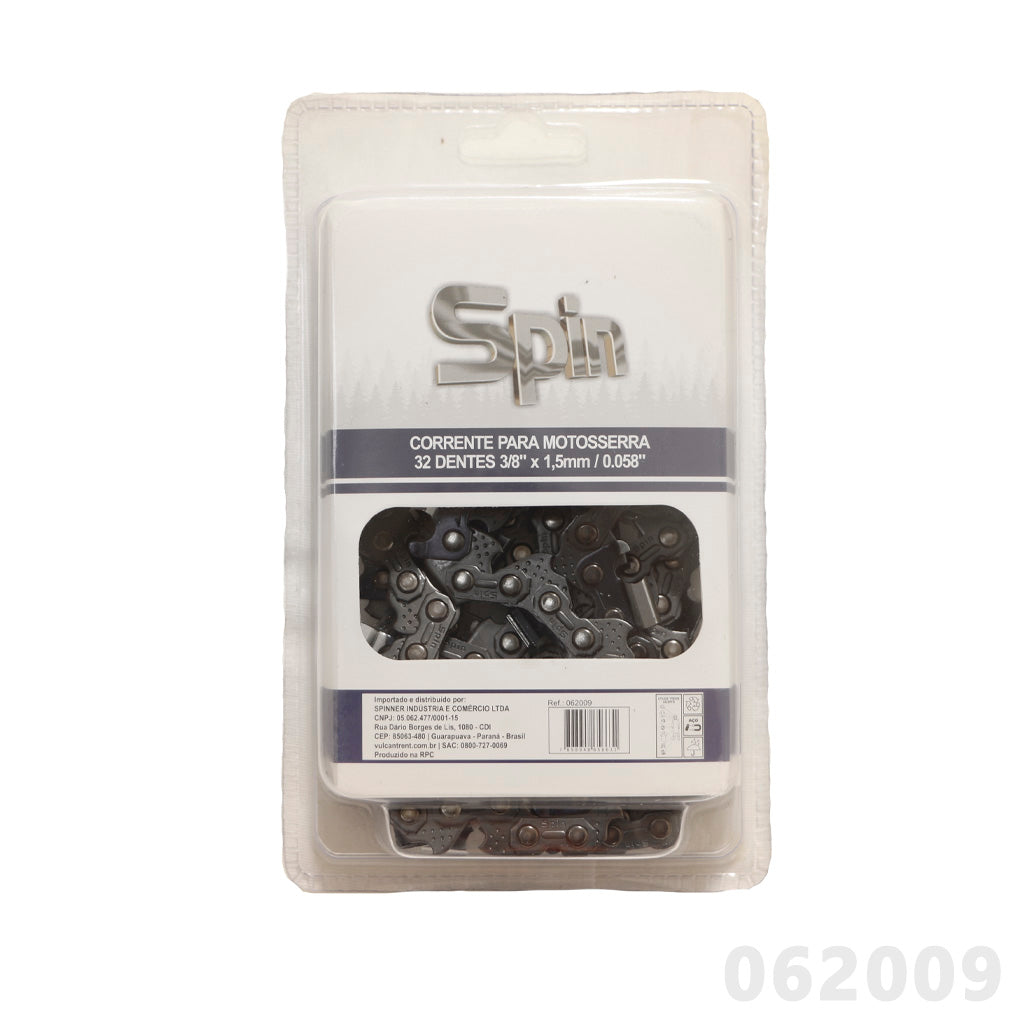 Corrente Loop 32D 3/8 x 1,5mm (0.058") para Sabre 18" para Motosserra Stihl / husqvarna / importada-spin – foto 1