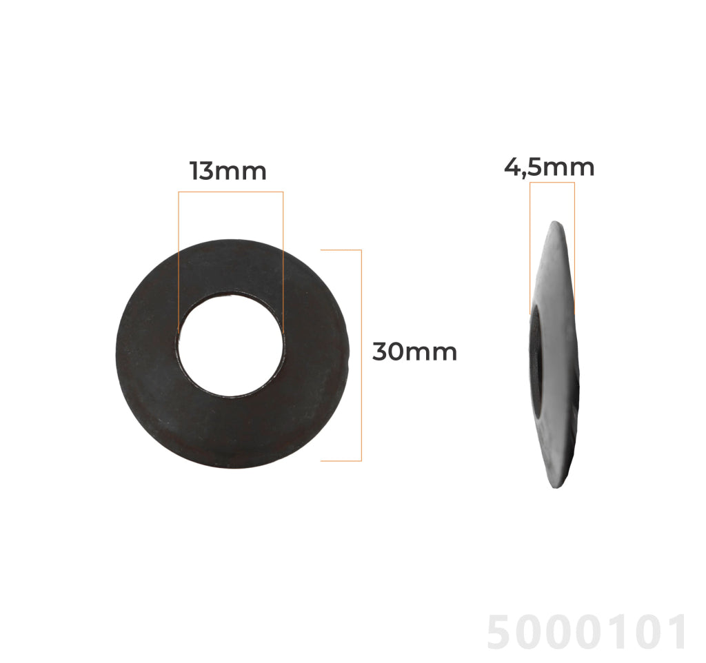 Arruela Conica 13mm x 30mm x 2,6mm da Alavanca de Regulagem para Cortador de Grama 4,5hp/6,5hp – foto 4