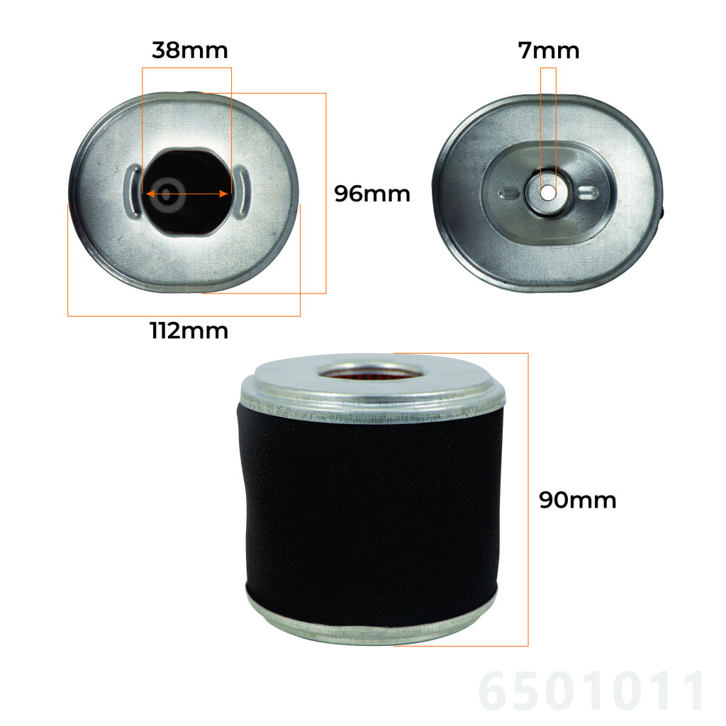 Filtro de Ar para Motor Gasolina 4 Tempos 13HP/15HP - com Elemento e Pre Filtro / vm390 / vm390s / vm420 – foto 4