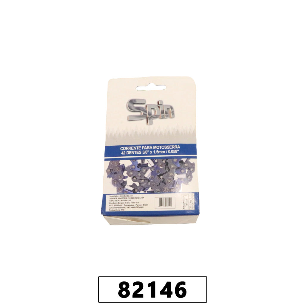 Corrente Loop 42D 3/8 x 1,5mm (0.058") para Sabre 22" para Motosserra Stihl / husqvarna / importada - Sp – foto 1