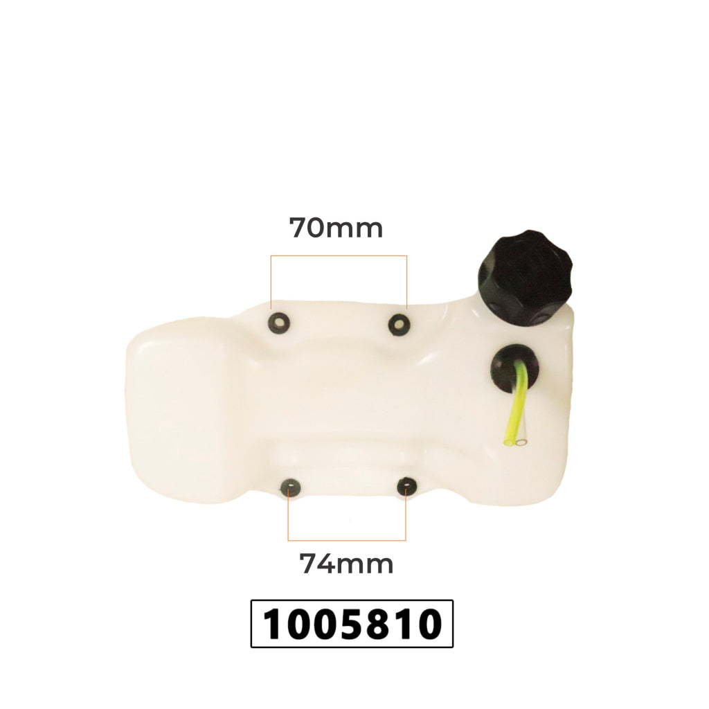 Tanque de Gasolina Completo 4 Furos para Roçadeira 43cc/52cc / Motobomba 52cc – foto 4