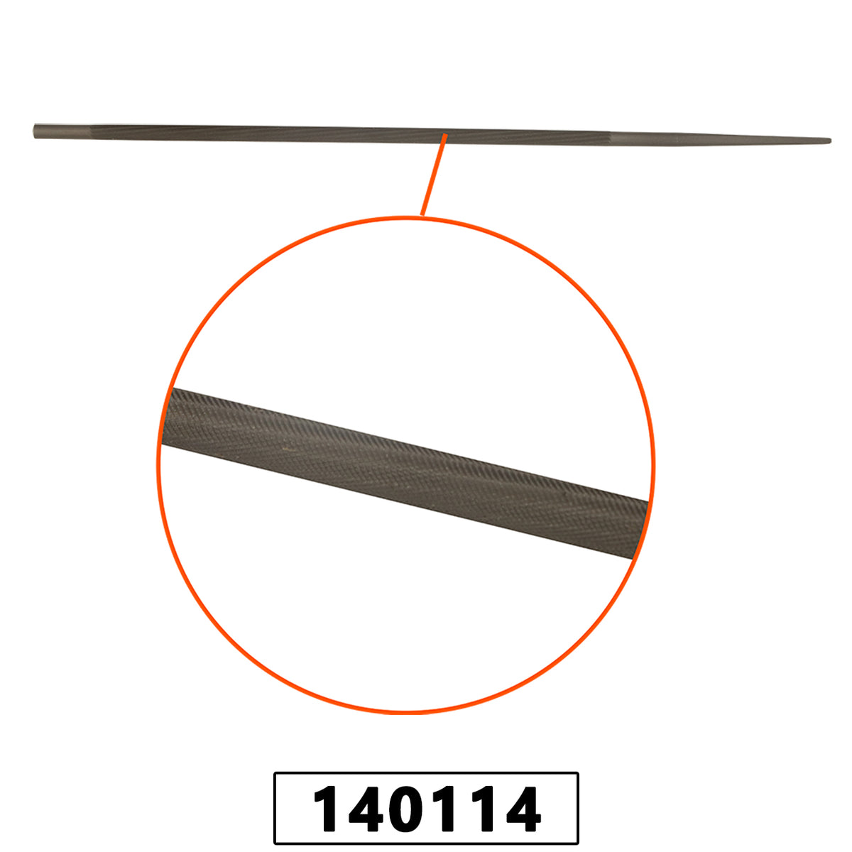 Lima para Corrente de Motosserra 5/32" (4,00mm) x 8" (200mm) com 12 Un - Marca Spin – foto 3