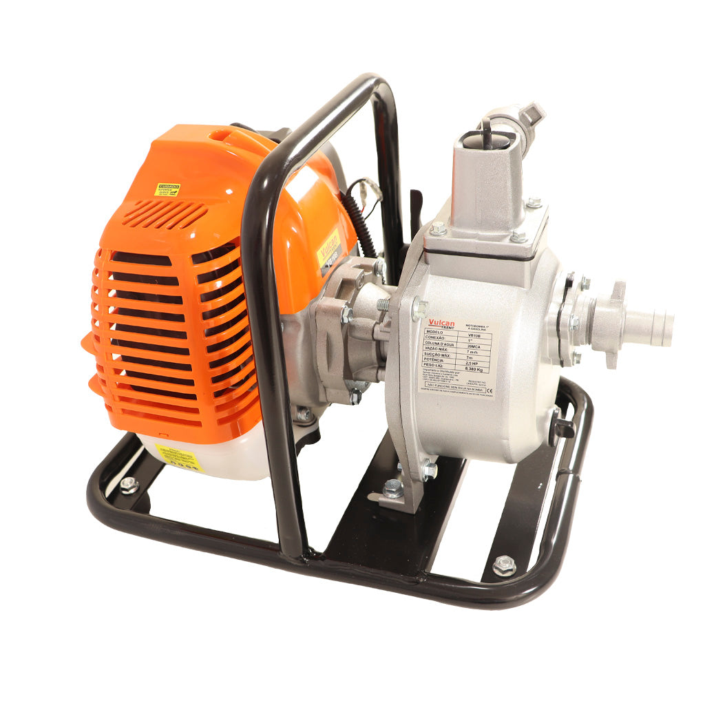 Motobomba Gasolina 2T Autoescorvante 1" Pol 52cc 2,5hp VB10B Vulcan Trent – foto 1
