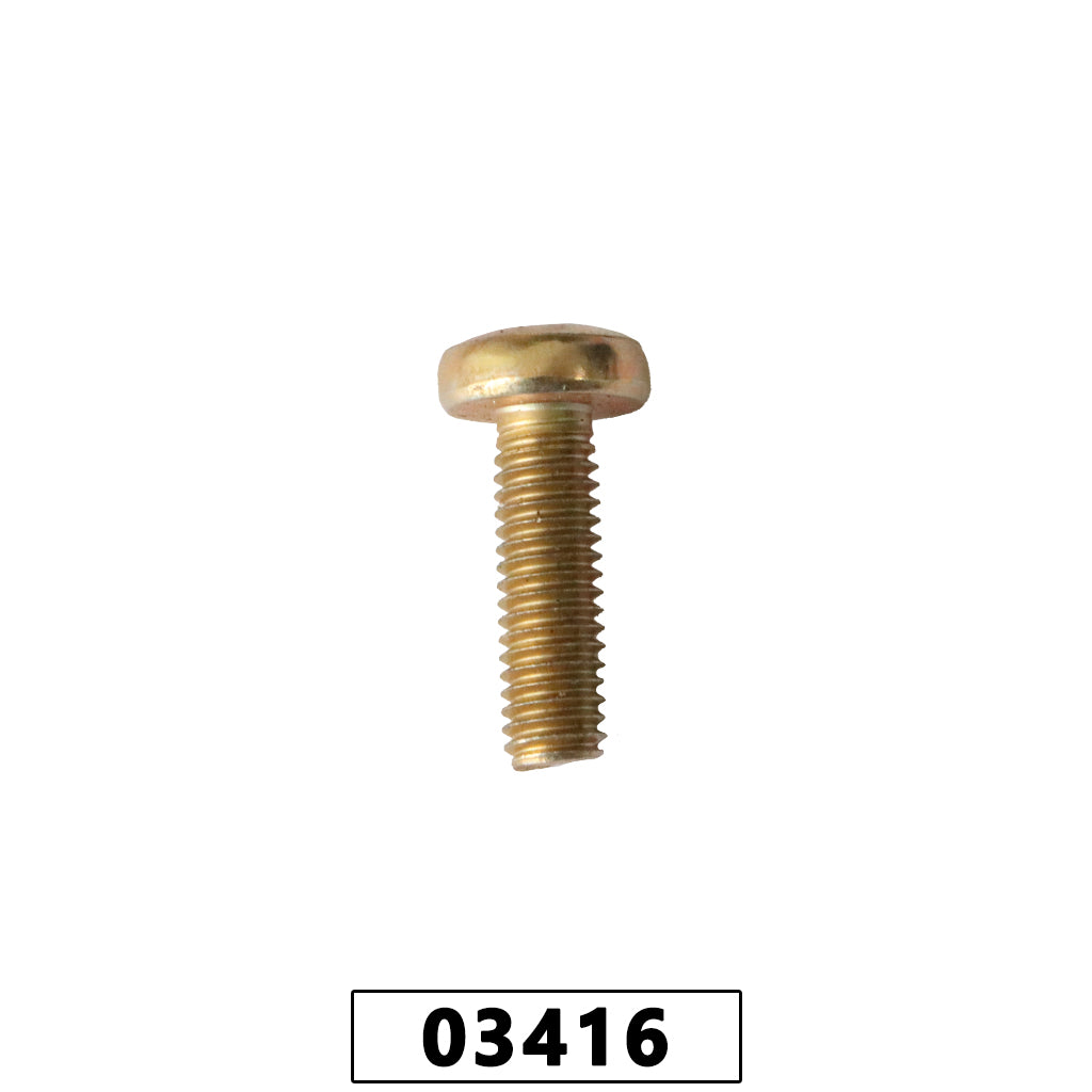 Parafuso Phillips 6 x 20mm - Dourado – foto 1