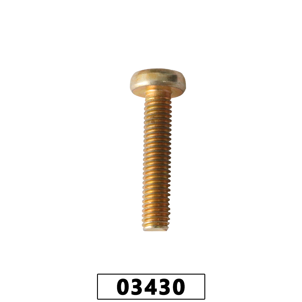 Parafuso Phillips 6 x 30mm - Dourado – foto 1