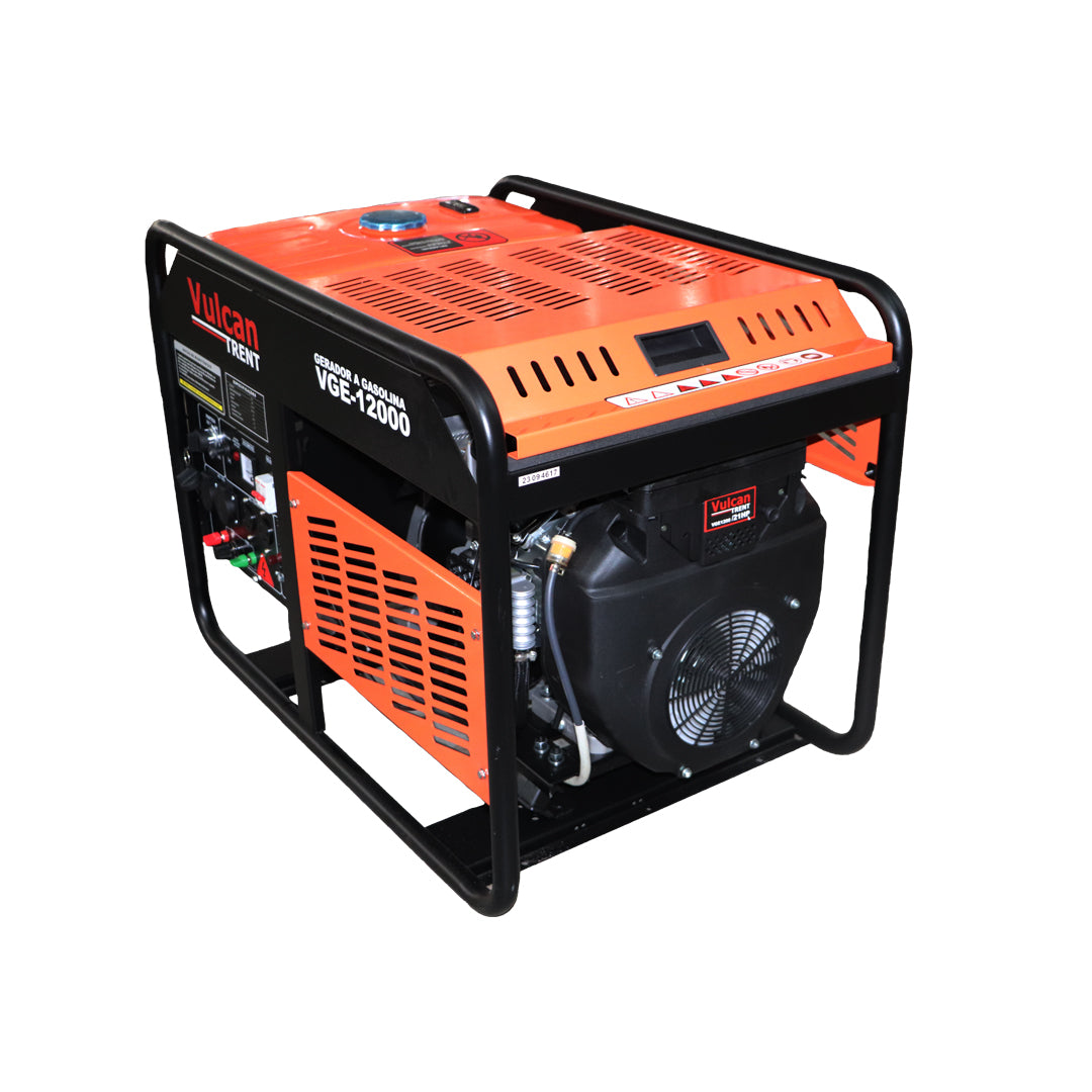 Gerador Gasolina 4T 678cc 21HP 12,0kVA 12000W Monofasico Bivolt - Part.elet - VGE12000 Vulcan Trent – foto 9