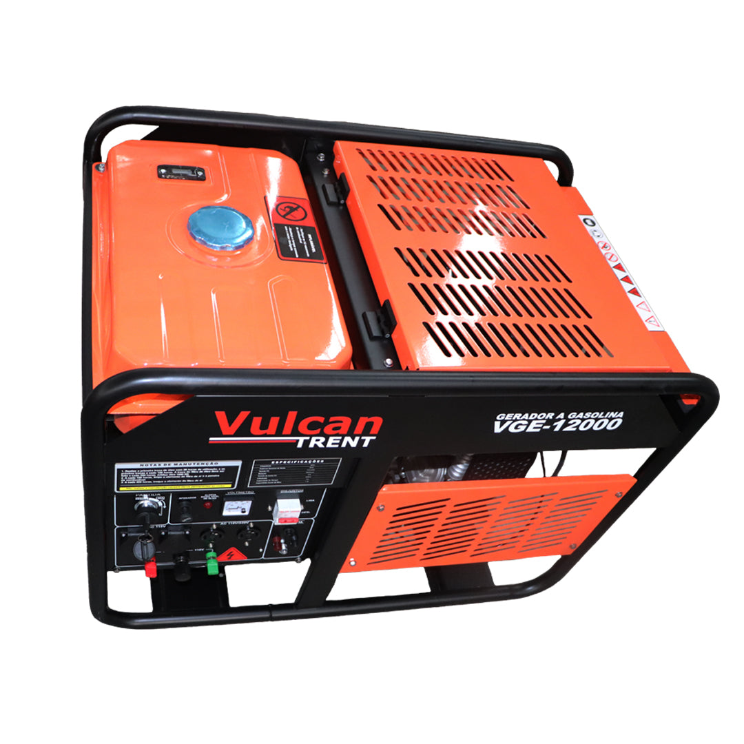 Gerador Gasolina 4T 678cc 21HP 12,0kVA 12000W Monofasico Bivolt - Part.elet - VGE12000 Vulcan Trent – foto 12