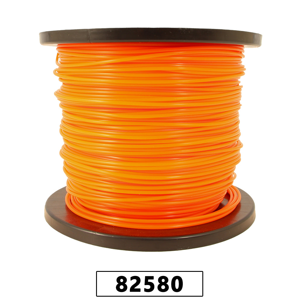 Fio de Nylon Rolo 1kg com 194 Metros - Redondo 2,40mm - Cor Laranja - Spin Linha Premium – foto 3