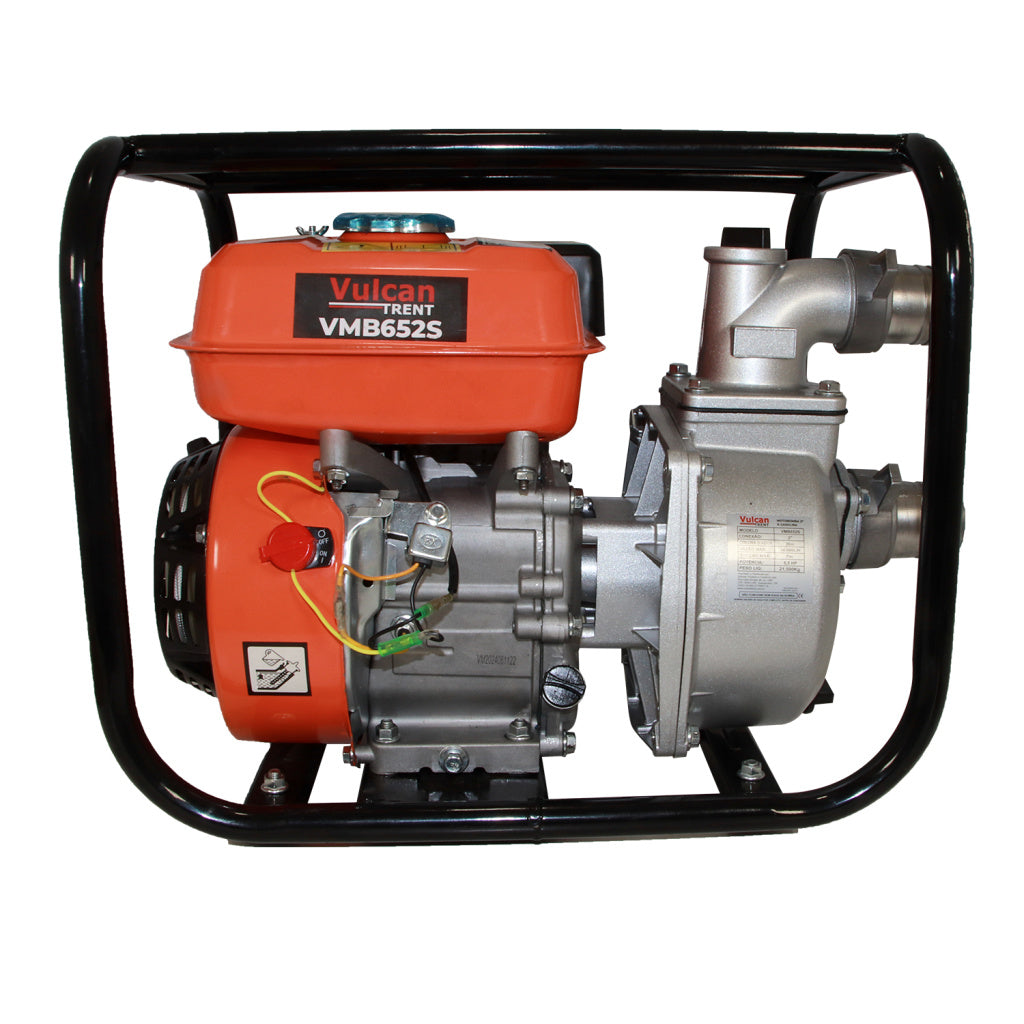 Motobomba Gasolina 4T Autoescorvante 2" Pol 196cc 6,5hp VMB652S Vulcan Trent – foto 2