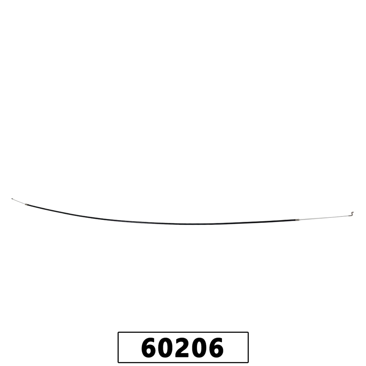 Cabo do Acelerador para Roçadeira Stihl 160/220/280/290 - Ponta Tipo S 112cm Modelo Novo – foto 2
