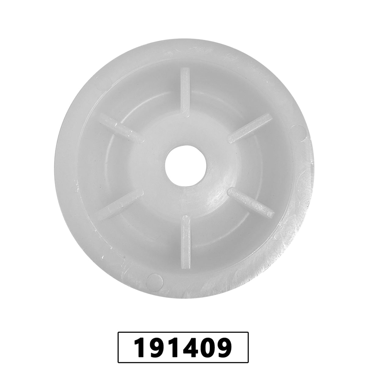 Prato Giratorio Nylon 80mm Perfil Alto Furo Menor 13mm P / stihl Fs 85/86/108 / Importadas - Cor Branca – foto 2