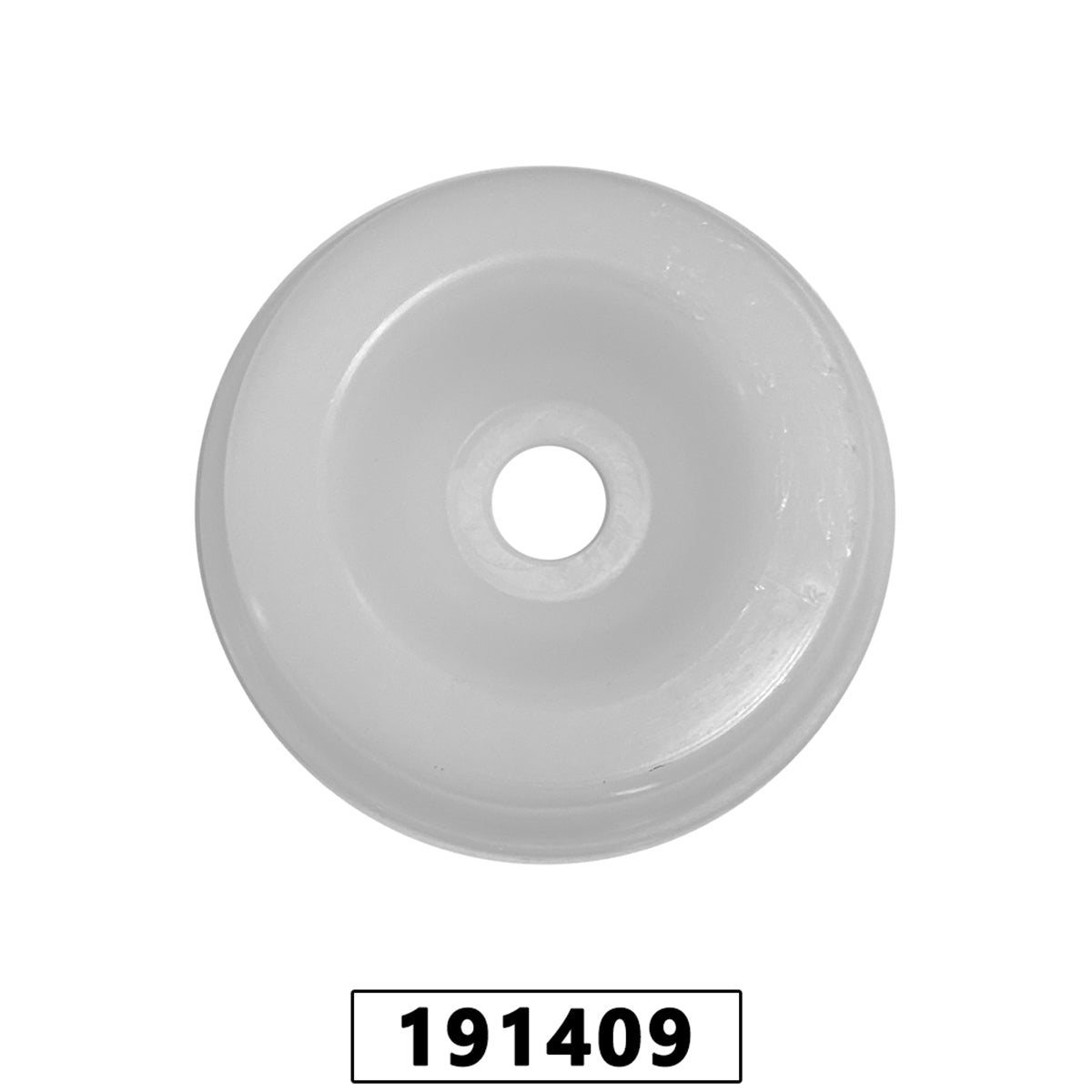 Prato Giratorio Nylon 80mm Perfil Alto Furo Menor 13mm P / stihl Fs 85/86/108 / Importadas - Cor Branca – foto 4