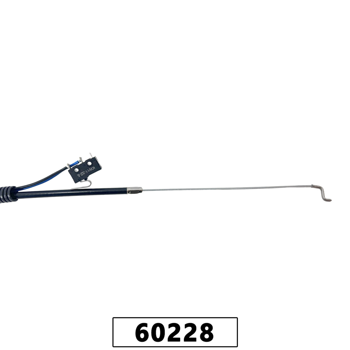 Cabo do Acelerador para Roçadeira Stihl 160/220/280/290 - Ponta Tipo S com Chicote 112cm Modelo Novo – foto 3