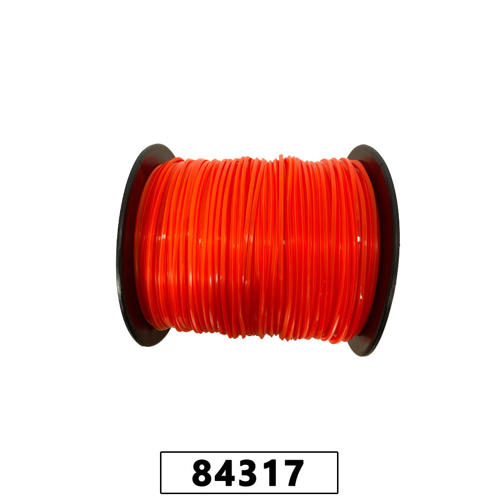 Fio de Nylon Rolo 2kg com 226 Metros - Quadrado 3,00mm - Cor Laranja – foto 3