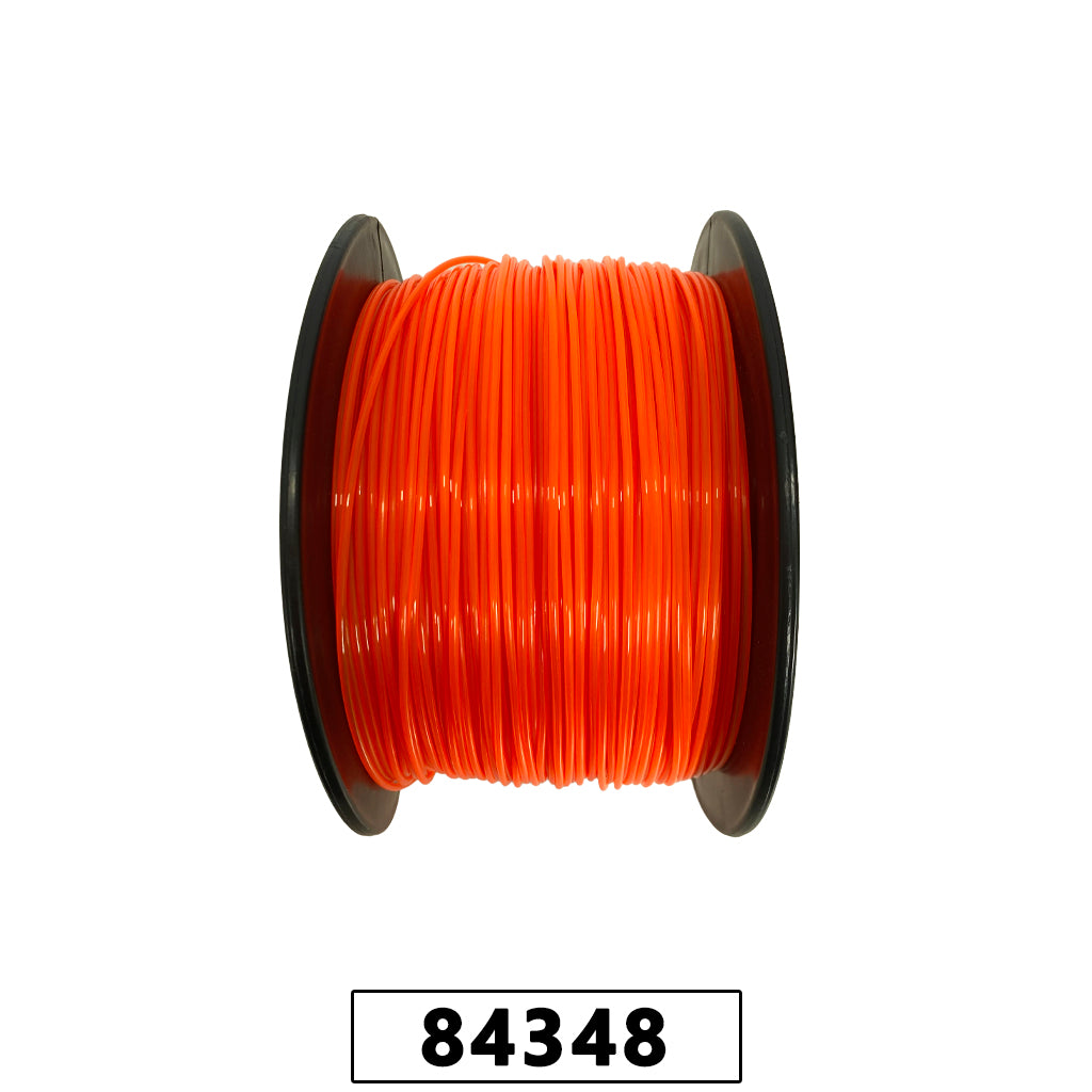 Fio de Nylon Rolo 1kg com 279 Metros - Redondo 2,00mm - Cor Laranja – foto 3
