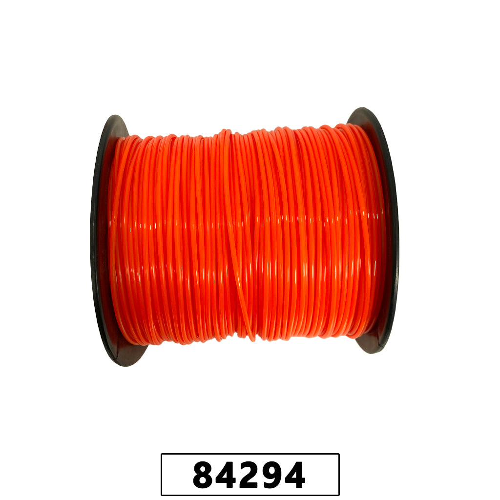 Fio de Nylon Rolo 2kg com 248 Metros - Redondo 3,00mm - Cor Laranja – foto 3