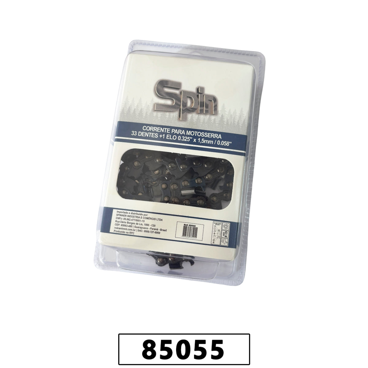 Corrente Loop 33D + 1 Elo 0.325 x 1,5mm (0.058") para Sabre 18" para Motosserra Importada – foto 1
