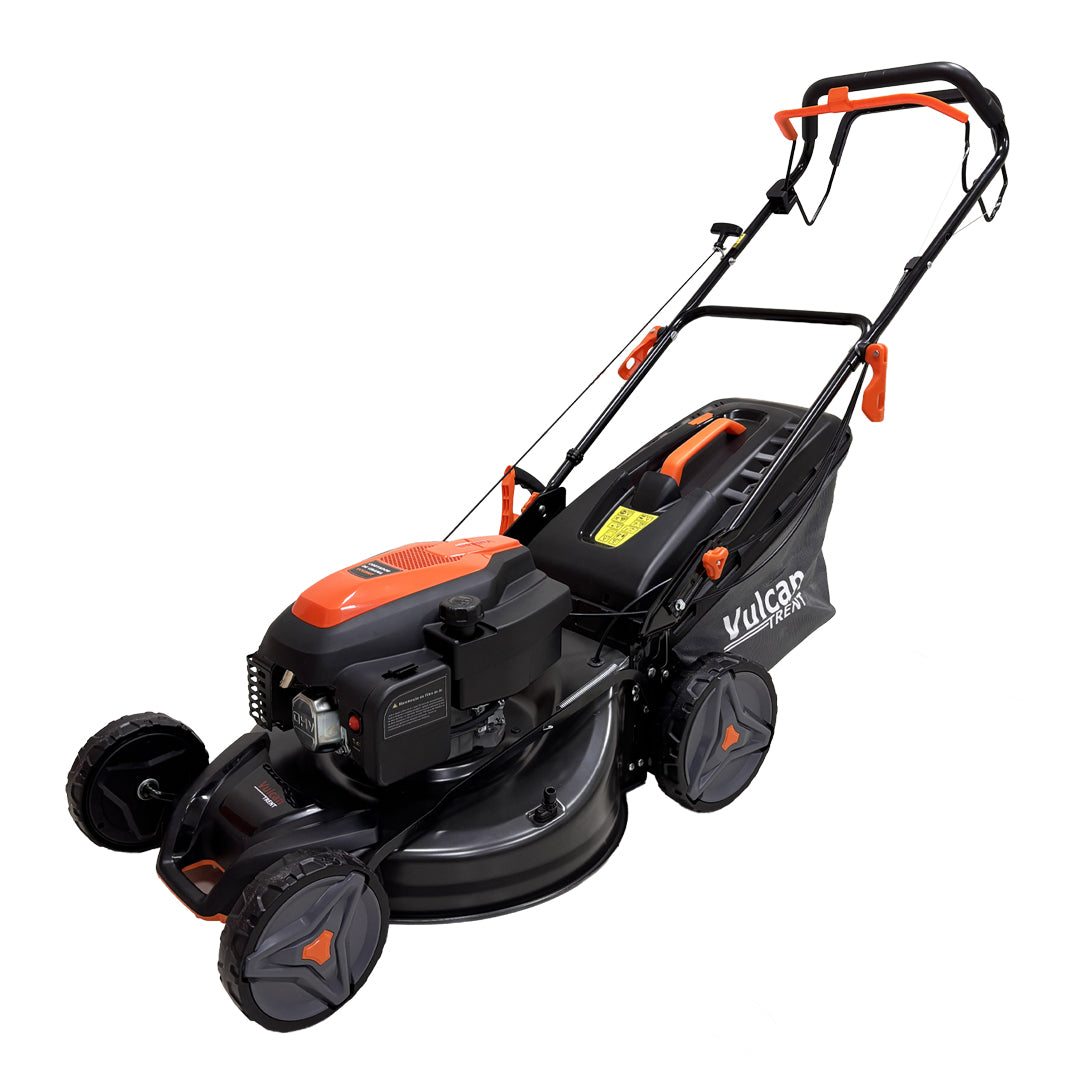 Cortador de Grama 4T 200cc 6,50hp Larg.corte 56cm C / coletor e Saída Lateral C / tração VCG200T Vulcan – foto 2