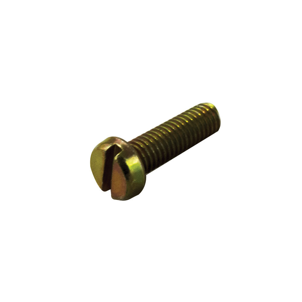 Parafuso Fenda 6 x 20mm - Dourado – foto 1