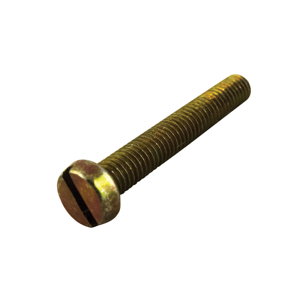 Parafuso Fenda 6 x 40mm - Dourado – foto 1