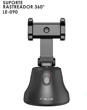 Suporte de Celular Com Rastreamento Facial e Rotação 360° IT-BLUE LE-090