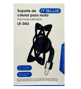 Suporte de Celular para Moto e Bicicleta com Fixação no Guidão IT-Blue LE-043