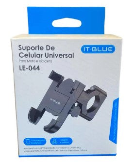 Suporte de Celular Para Moto e Bicicleta Ajustável 360 Graus IT-Blue LE-044