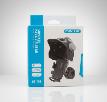 Suporte de Celular Universal para Moto e Bicicleta IT-Blue LE-106