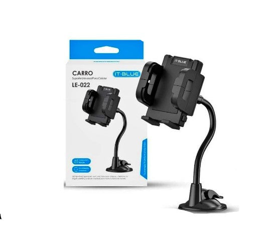 Suporte de Celular Veicular com Ventosa Giro 360° IT-Blue LE-022
