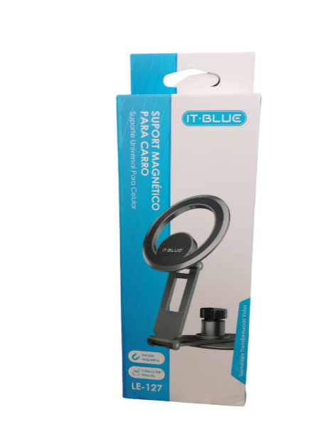 Suporte de Celular Veicular com Ventosa e Braço Ajustável IT-Blue LE-127