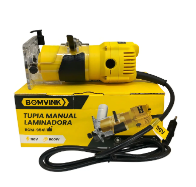 Tupia Manual Laminadora 600W 127V para Madeira e MDF Bomvink BOM-9541