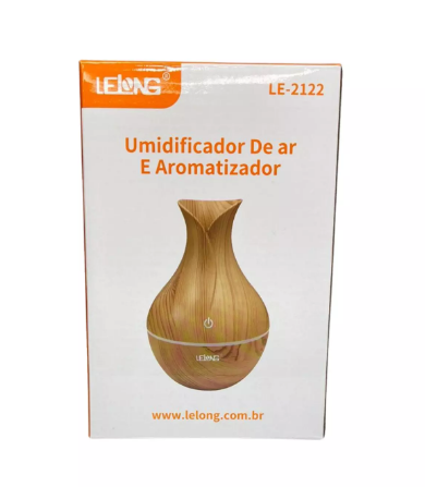 Umidificador e Aromatizador de Ar 200ml Com Cabo USB Lelong LE-2122