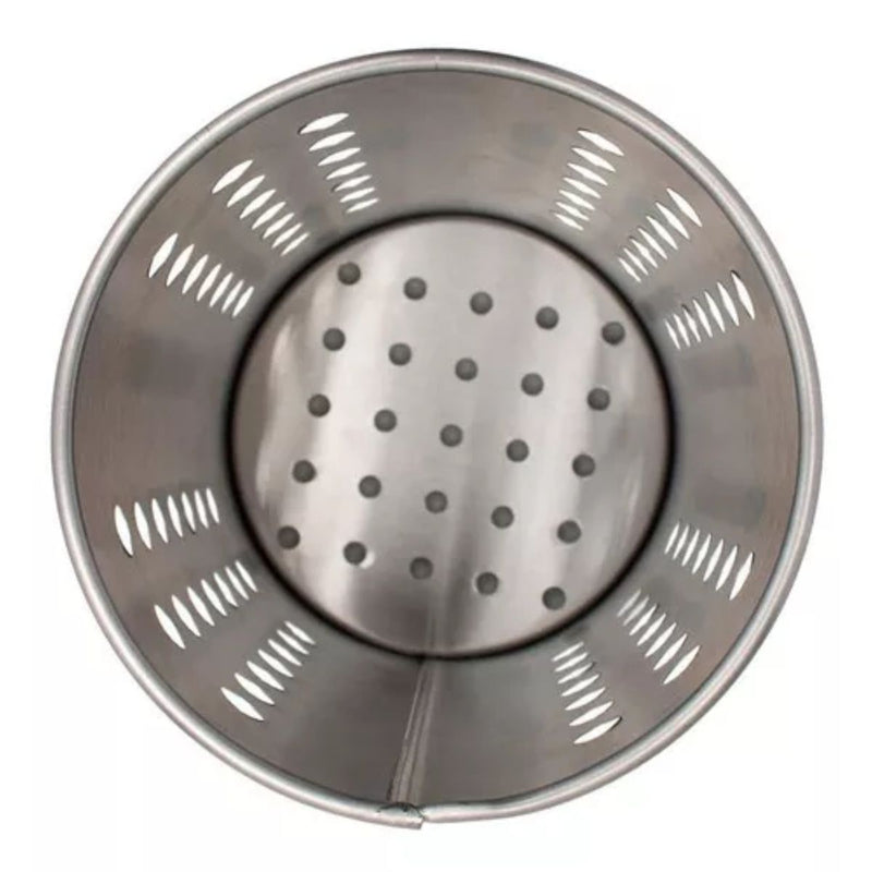 Suporte Para Talheres Cozinha Em Aço Inox Premium 10x15cm