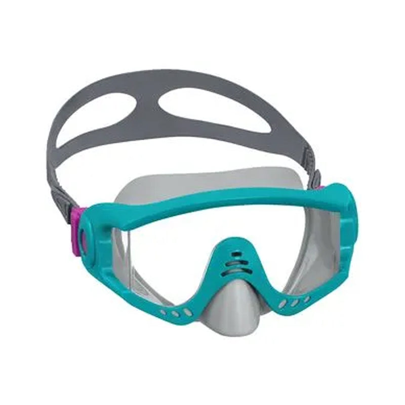 Kit Snorkel + Mascara + Pes De Pato Spark Wave Verde