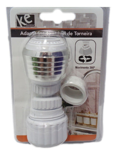 Adaptador De Torneira Ajustável Extensor P/ Cozinha Banheiro