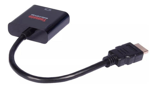 Cabo Conversor Hdmi Para Vga Femea Pc Ps4 Projetor Notebook