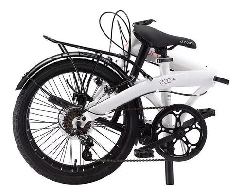 Bicicleta Dobrável Quadro De Aço 6 Velocidades Aro 20 Eco +