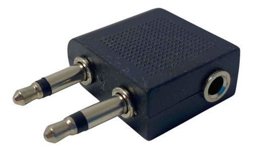 Adaptador De Áudio Original P2 Fêmea Para Dois P2 Macho