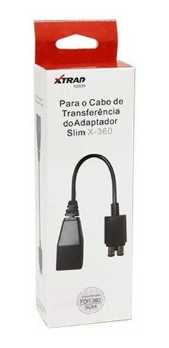 Cabo Adptador p/ Fonte De Energia Do Xbox 360 Fat Para Slim